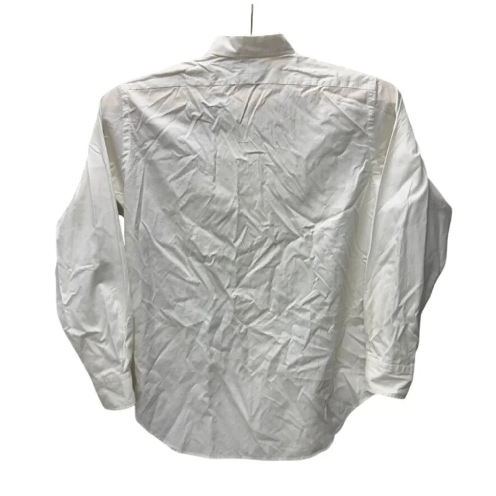 Polo Ralph Lauren Andrew White Pinpoint Oxford Shirt Mens 16 34/35 Cotton